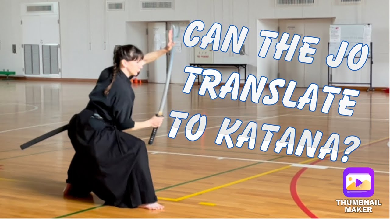 Jodo kata reimagined with katana