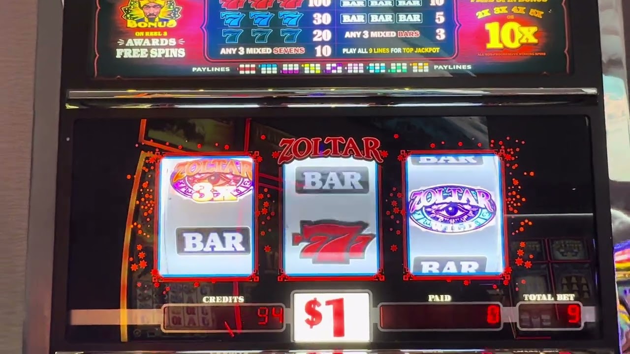 Zoltar slot machine at West Wendover Nevada