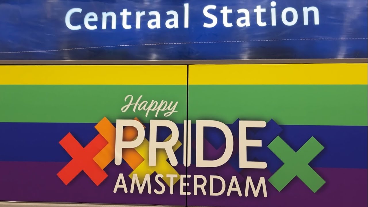 Pride Walk Amsterdam 2024 // AMSTERDAM CITY Walks // Happy Pride 2024 ☀️