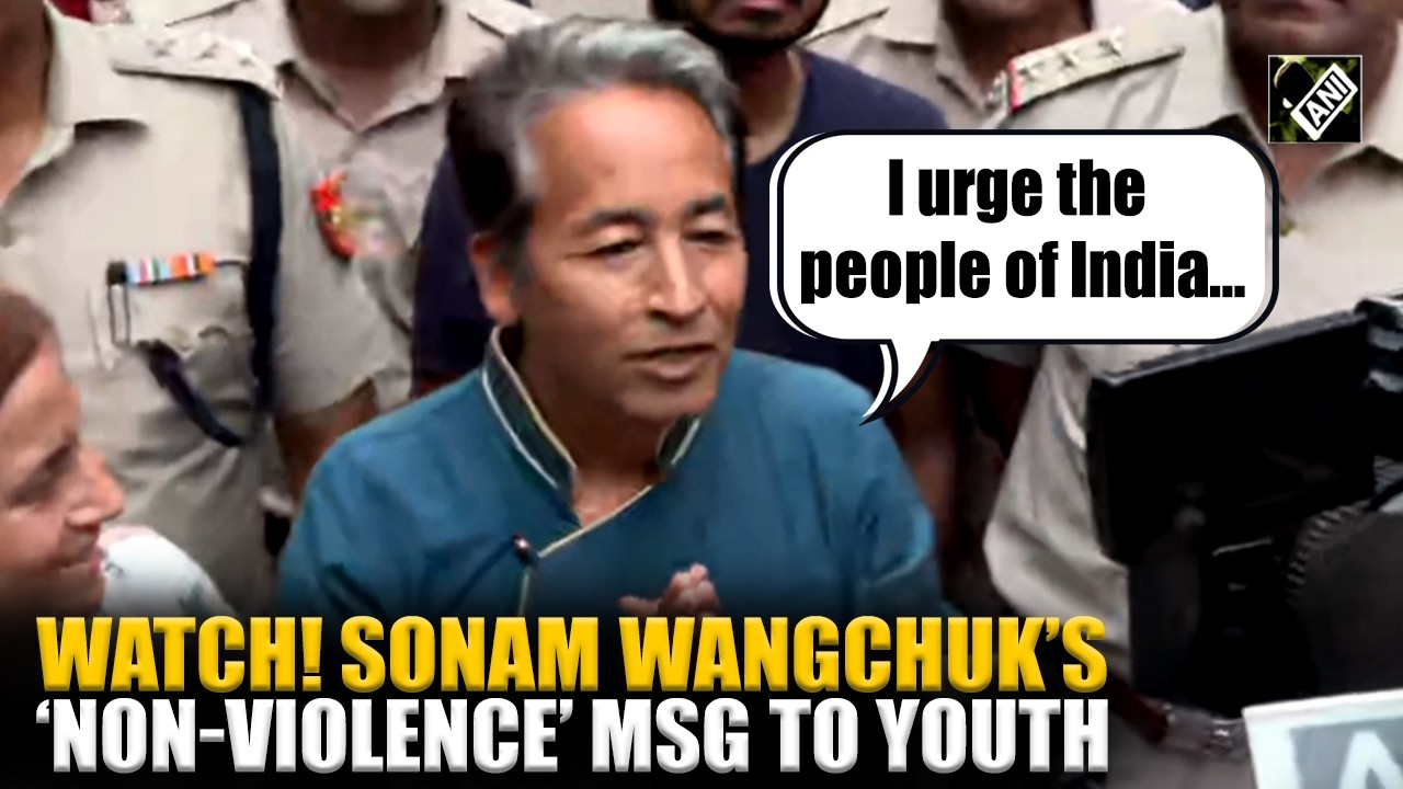 WATCH! Sonam Wangchuk's &lsquo;Gandhian&rsquo; message to youth after Jantar Mantar protest success