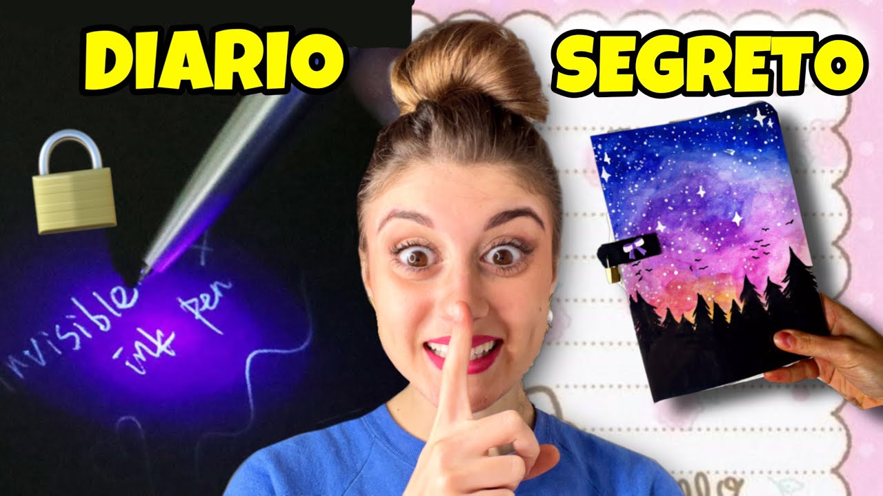 Creo un DIARIO SEGRETO e la PENNA INVISIBILE❤️😍🔒