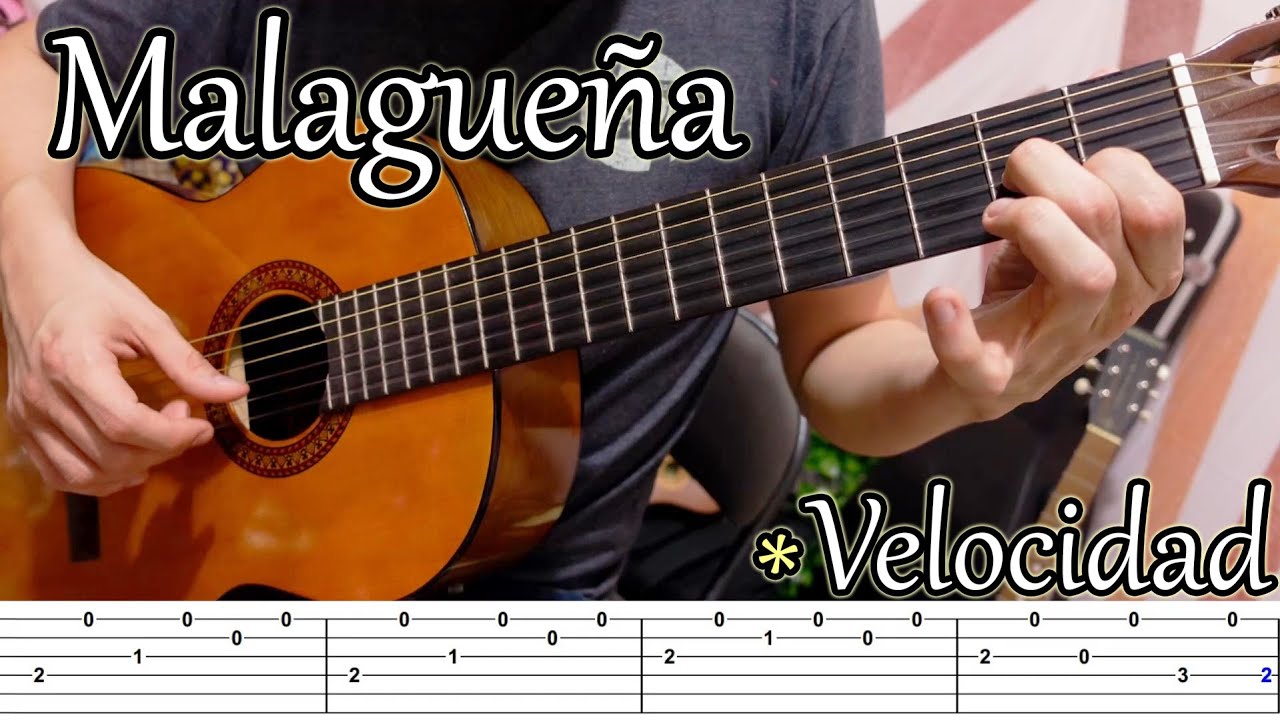 Malagueña (Fragmento) - Excelente ejercicio de velocidad/coordinación