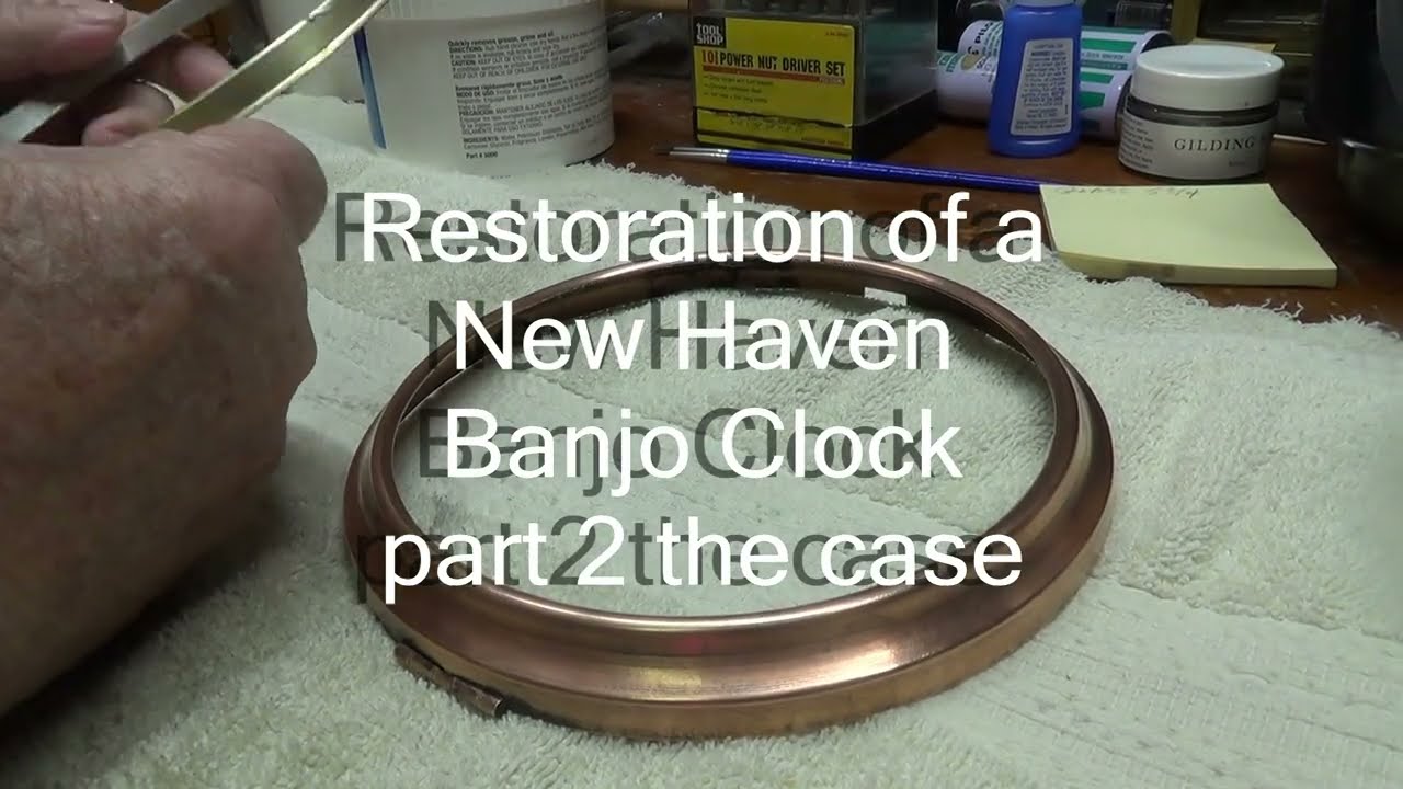 Restoration of a New Haven Banjo Clock part 2 the case