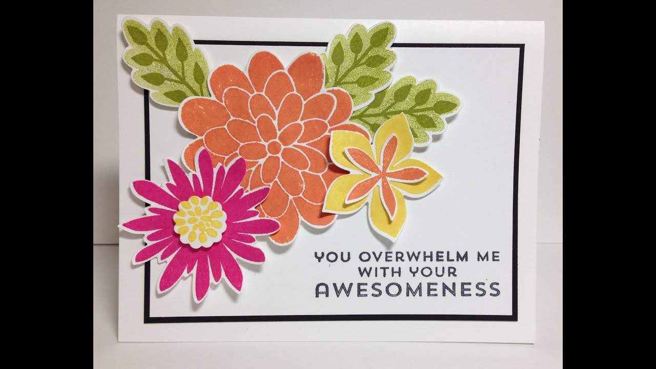 Flower Patch Stamps by Stampin' Up! Online Stamp Class