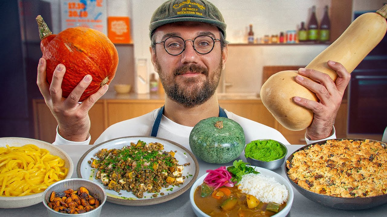 6 recettes & techniques à réaliser avec des courges 🍁🎃