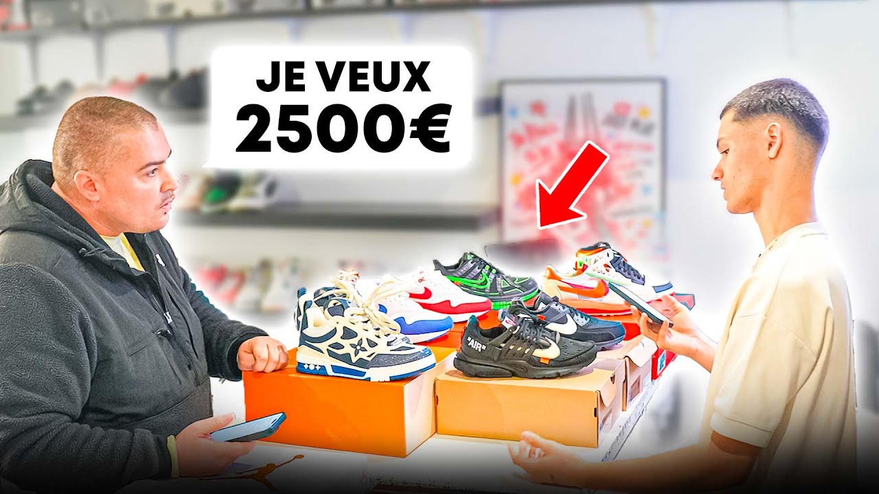 Il M'a Amené 2500€ DE SNEAKERS ?!