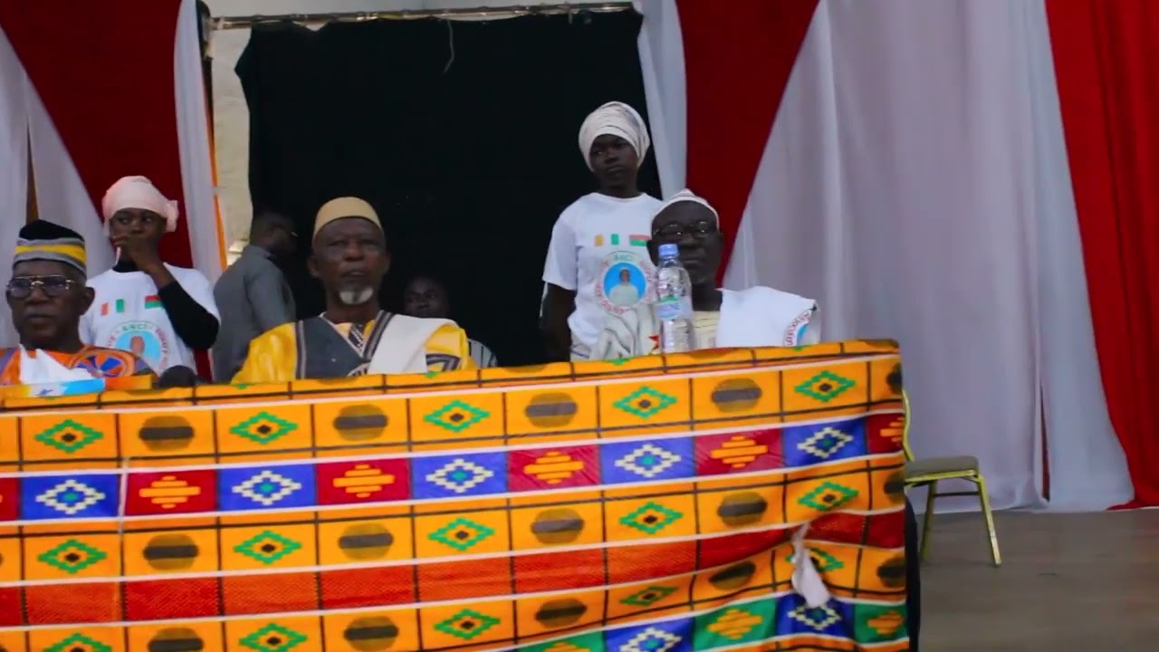 L'investiture du chef de la communauté Nounis de la côte d'Ivoire.