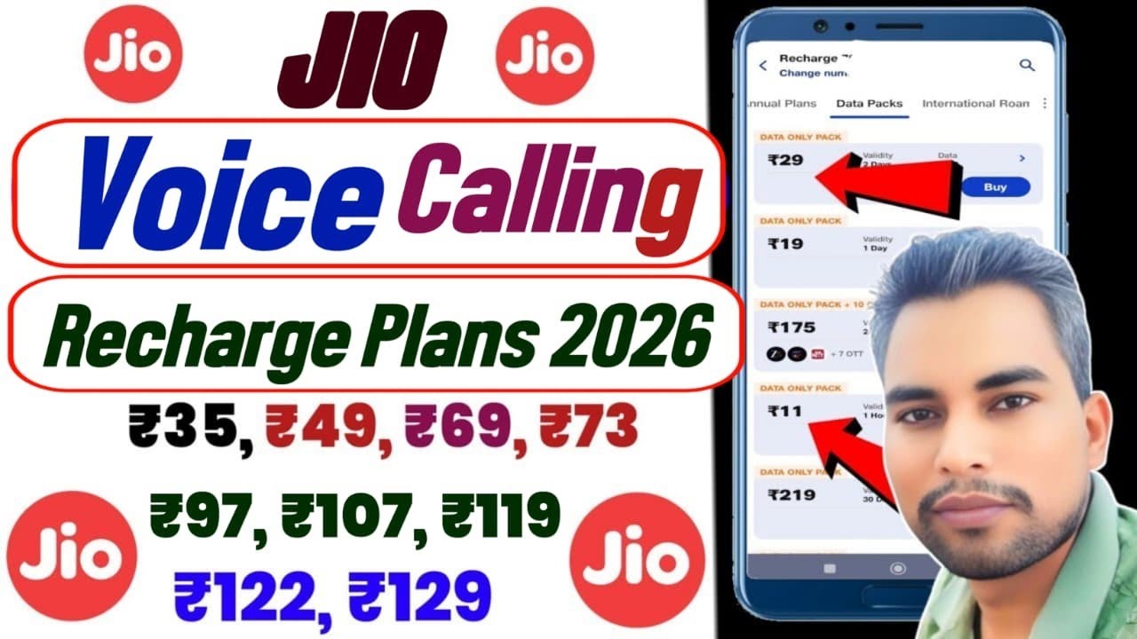 Jio only calling recharge packs | Jio calling recharge pack | Jio validity recharge plans 2026