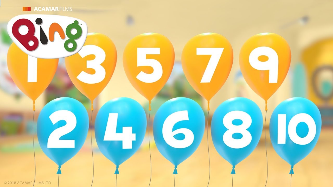 Counting Balloons | Play & Learn | Bing English