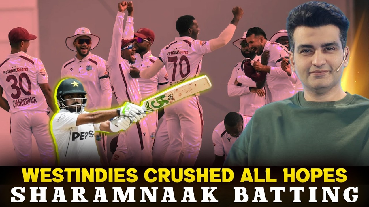 Westindies crushed all hopes &hellip;.sharamnaak batting