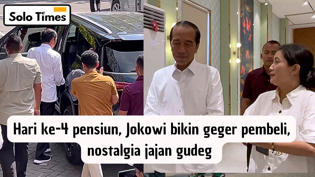 Tawa Bahagia Jokowi, Bisa Ketemu Warga Saat Makan Siang di Adem Ayem Solo..