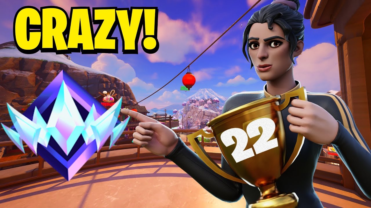 CRAZY 22 kill win in Solo UNREAL Ranked!