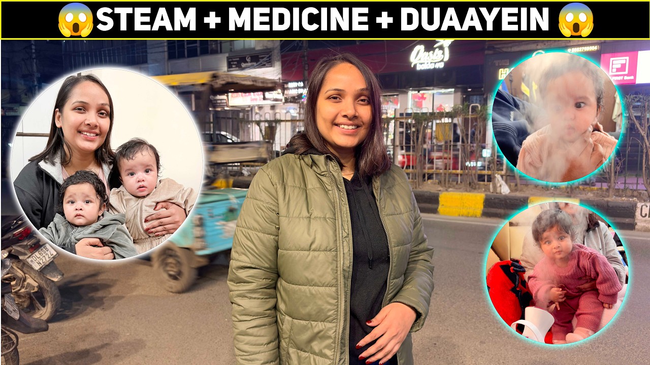 End Tak Dekhna.. Babies Sick Day 2 😭 |  Twin Baby Vlog | New Daily Vlog