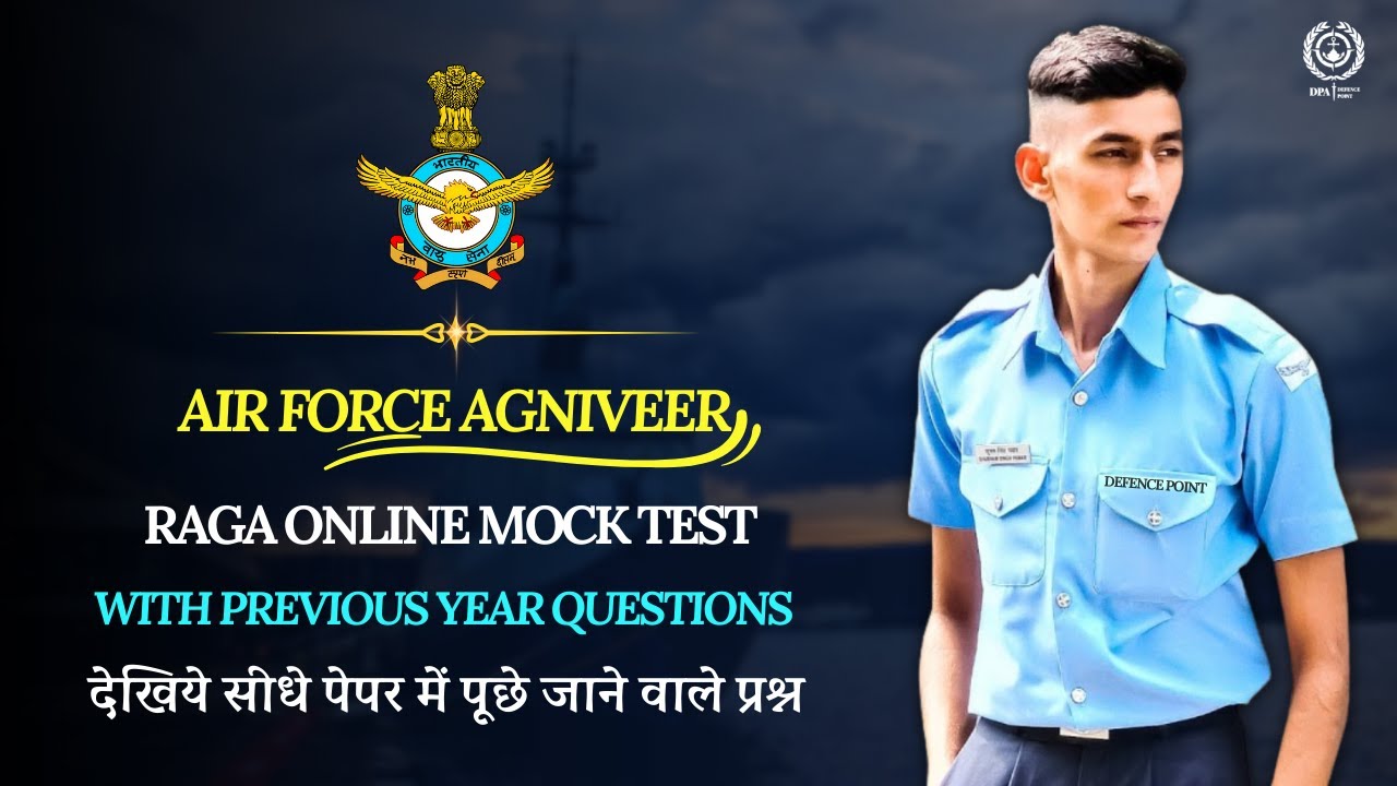 Airforce RAGA Practice Set 2022 | Agniveer Airforce Y Group RAGA Mock Test 2022 by @Defencepointofficial