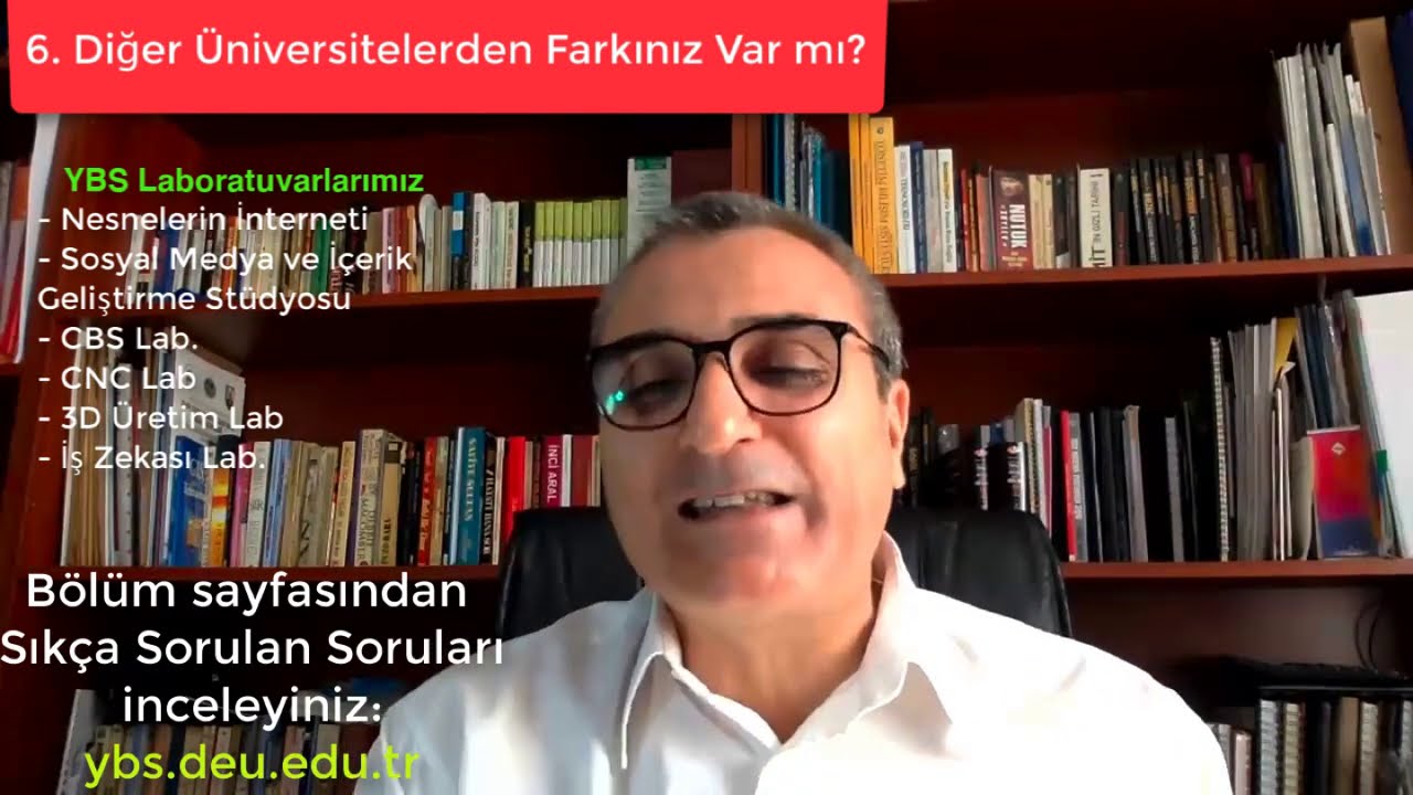 10 Soruda Dokuz Eylül Üniversitesi Yönetim Bilişim Sistemleri Bölümü