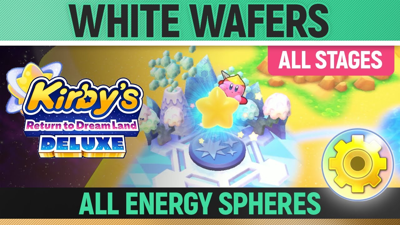 All Energy Spheres - White Wafers - Kirby's Return To Dreamland Deluxe
