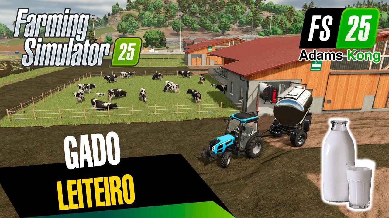 FS25: Gado leiteiro - RMT? Silagem ou Grama? tudo detalhado| FARMING SIMULATOR 25