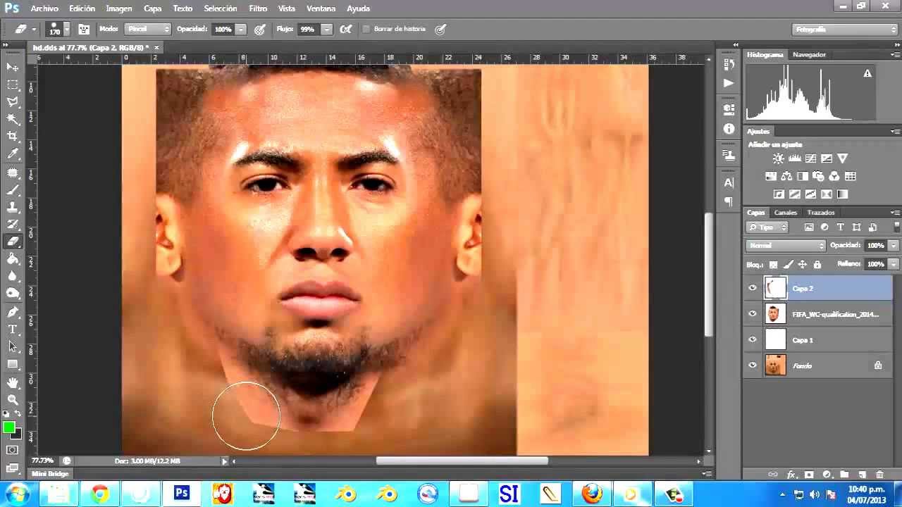 Texture Faces Tutorial For  PES 2013