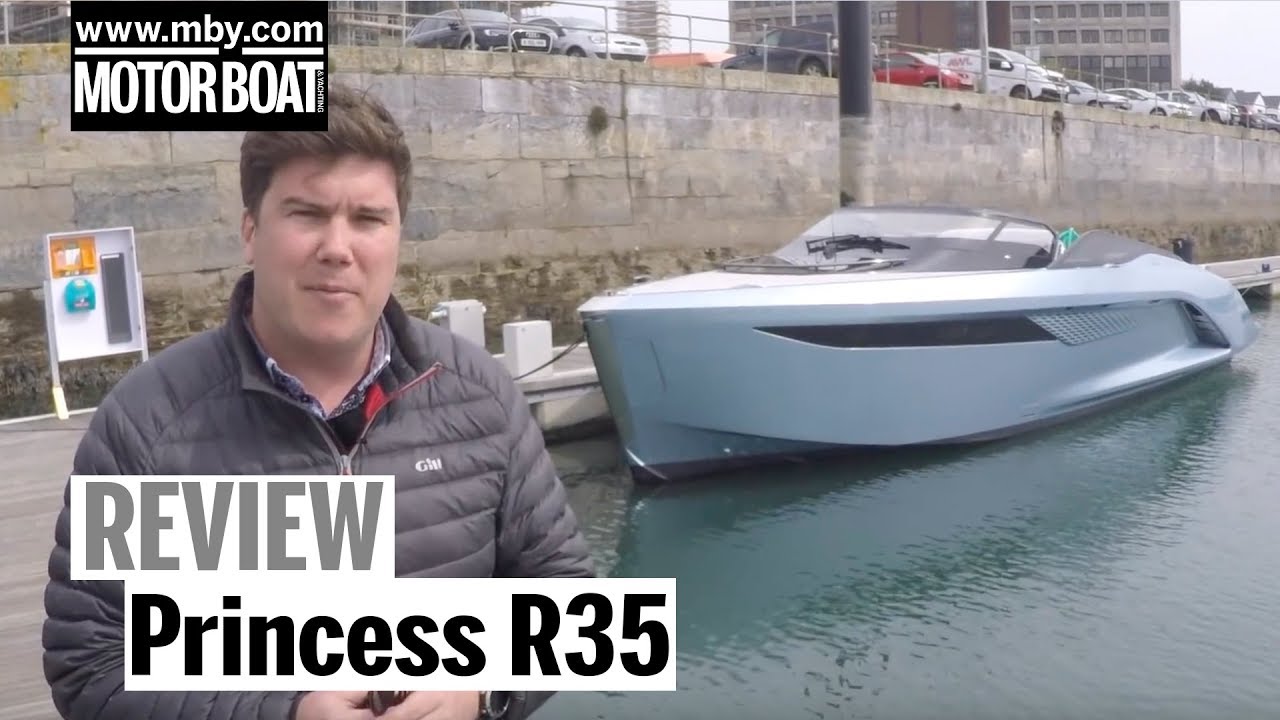 Princess Yacht R35 | Foiling superboat test drive and review | Motor Boat & Yachting