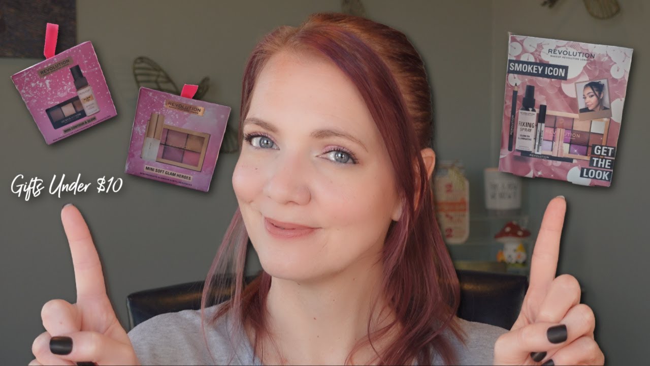 UNBOXING AND TRYING MAKEUP REVOLUTION GIFT SETS! | Secret Santa gifts UNDER $10 USD