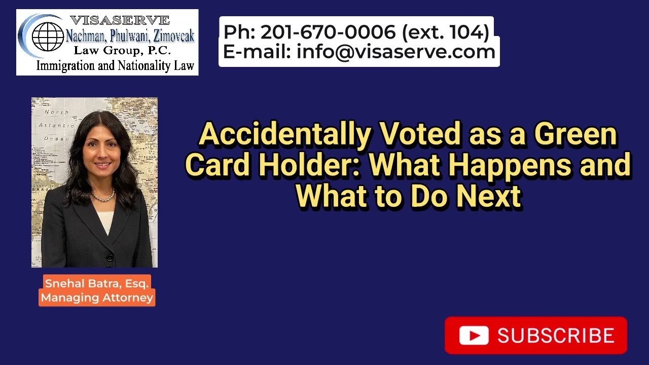 Accidentally Voted as a Green Card Holder: What Happens and What to Do Next