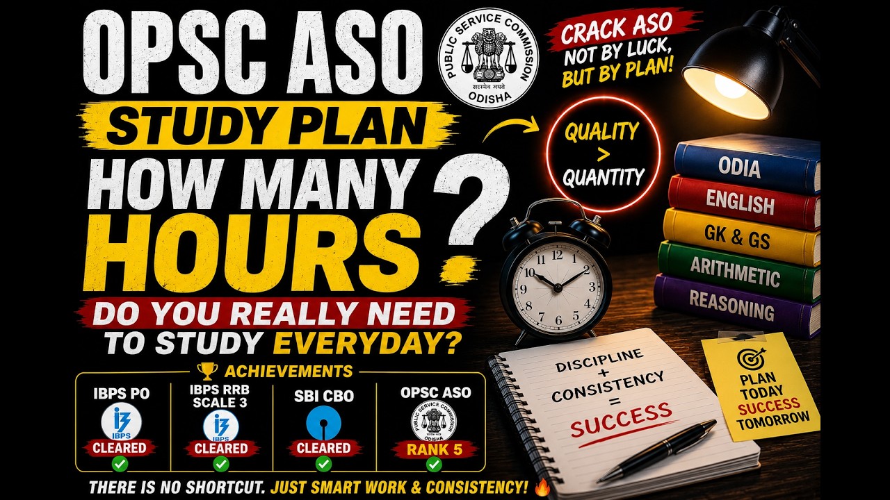 How Many Hours Should You Study for OPSC ASO? 🤔 | Rank 5 Strategy Revealed
