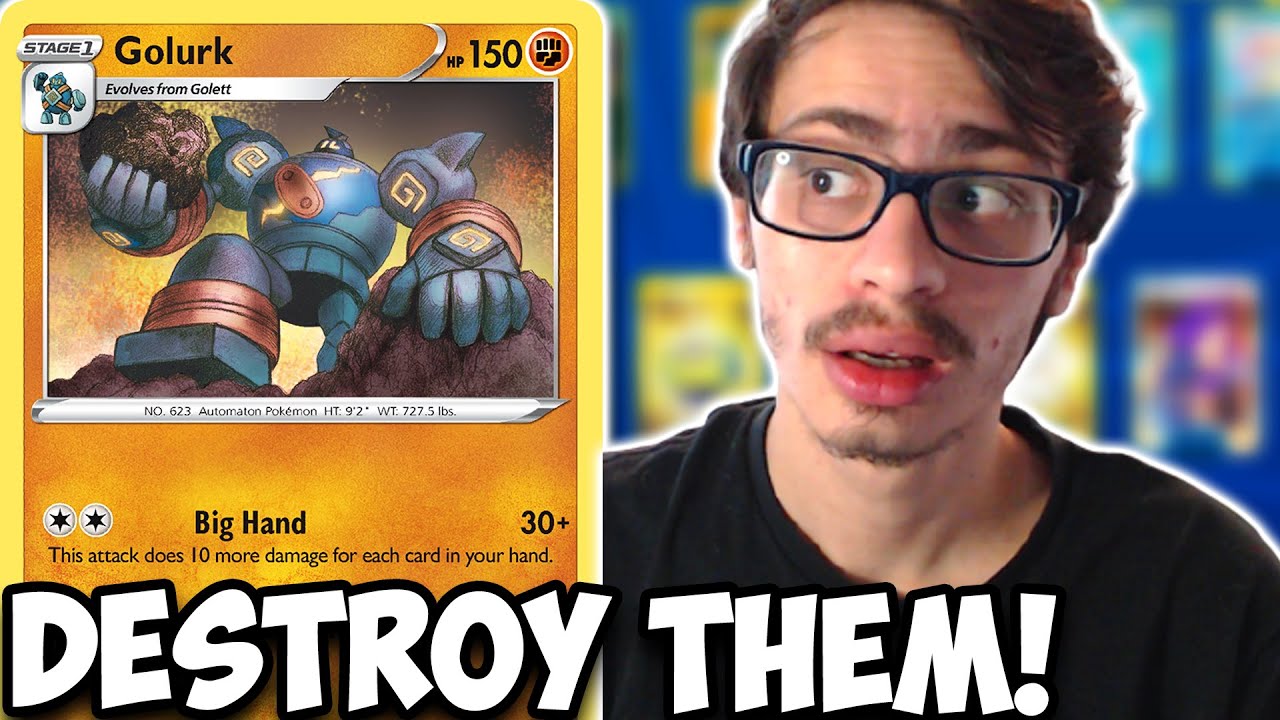 Golurk Absolutley DESTROYS The Opponent, With BIG HANDS! Milotic/Crobat Combo PTCGO