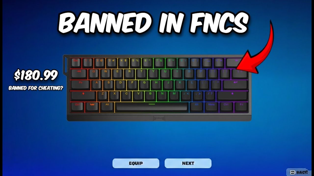 Я попробовал ЗАПРЕЩЕННУЮ клавиатуру в Fortnite.