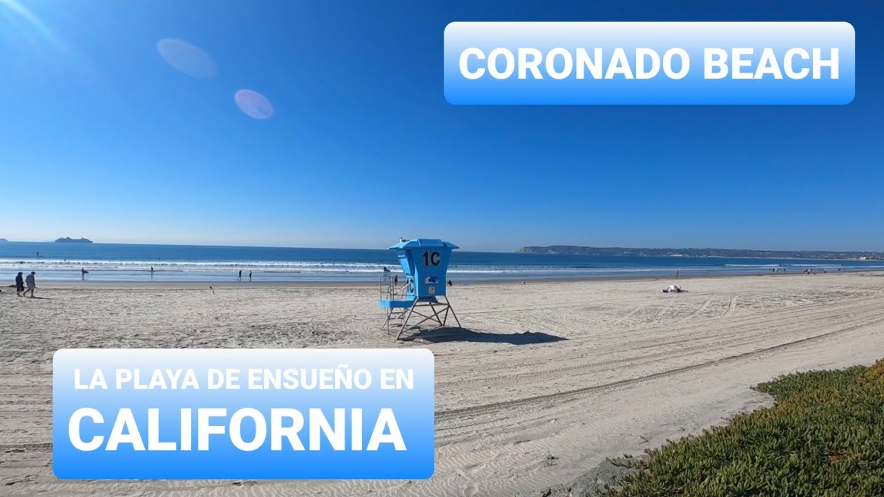 CORONADO BEACH, hermosa playa en CALIFORNIA - Vida en USA 🇺🇸