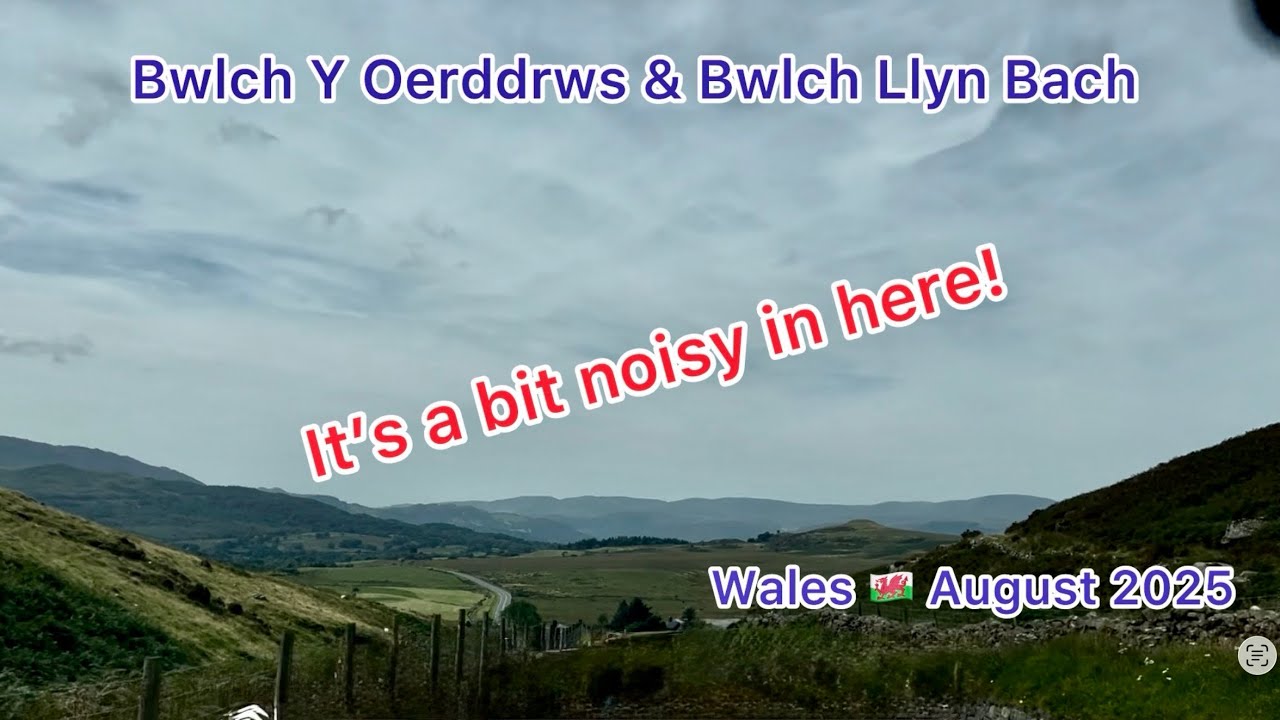 Scenic drive over and along 2 beautiful passes in southern #Snowdonia #Eryri #Wales