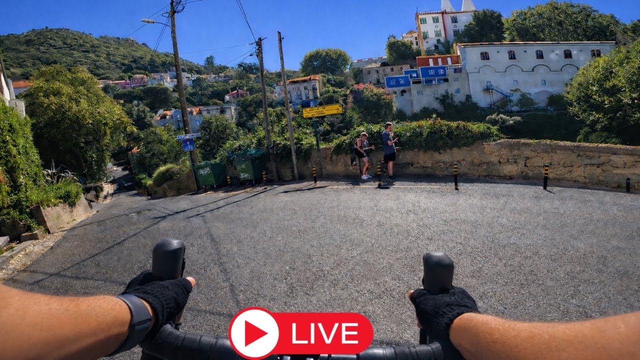 LIVE Cycling Sintra 🇵🇹 | Raw POV Climb Through Portugal’s Fairytale Hills