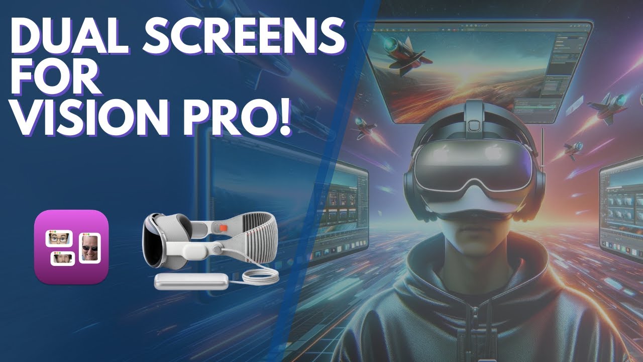 Dual Monitor Magic with Apple Vision Pro & SplitScreen App