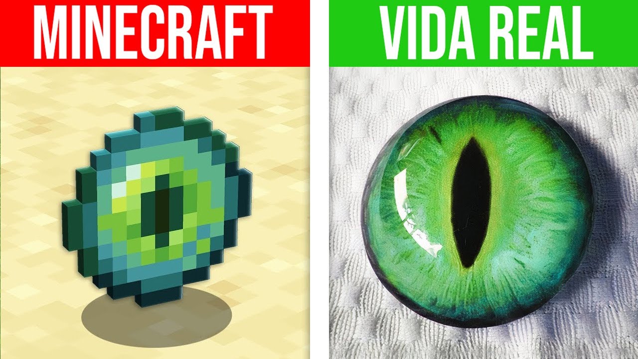 Mobs de Minecraft en la VIDA REAL