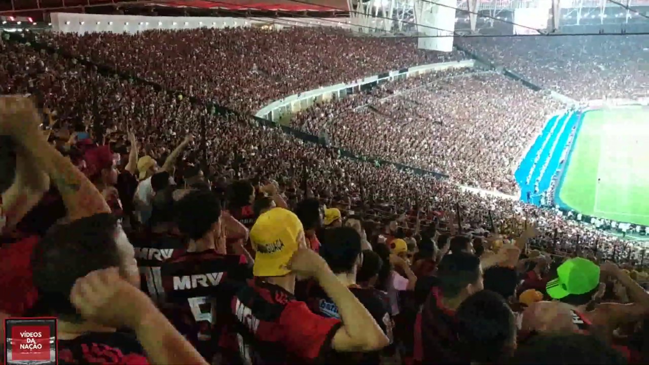 Explosão da torcida após o 2° gol - E agora seu povo, pede o mundo de novo... Flamengo 5x0 Gremio