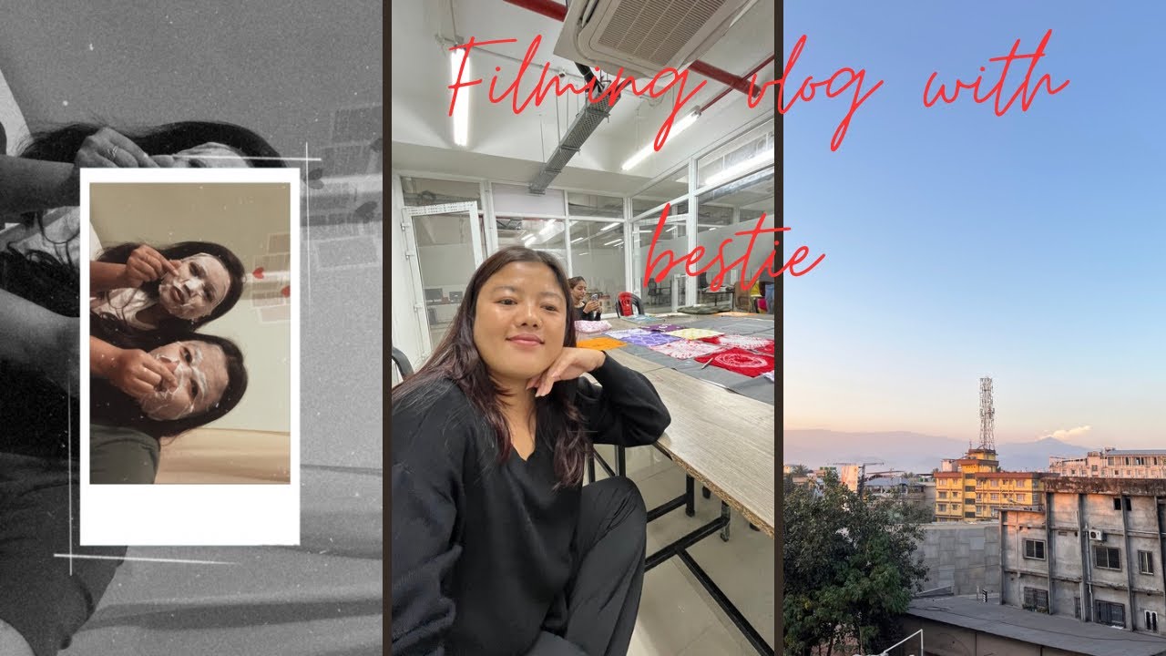 Loved to film vlog with bestie 💜🪻