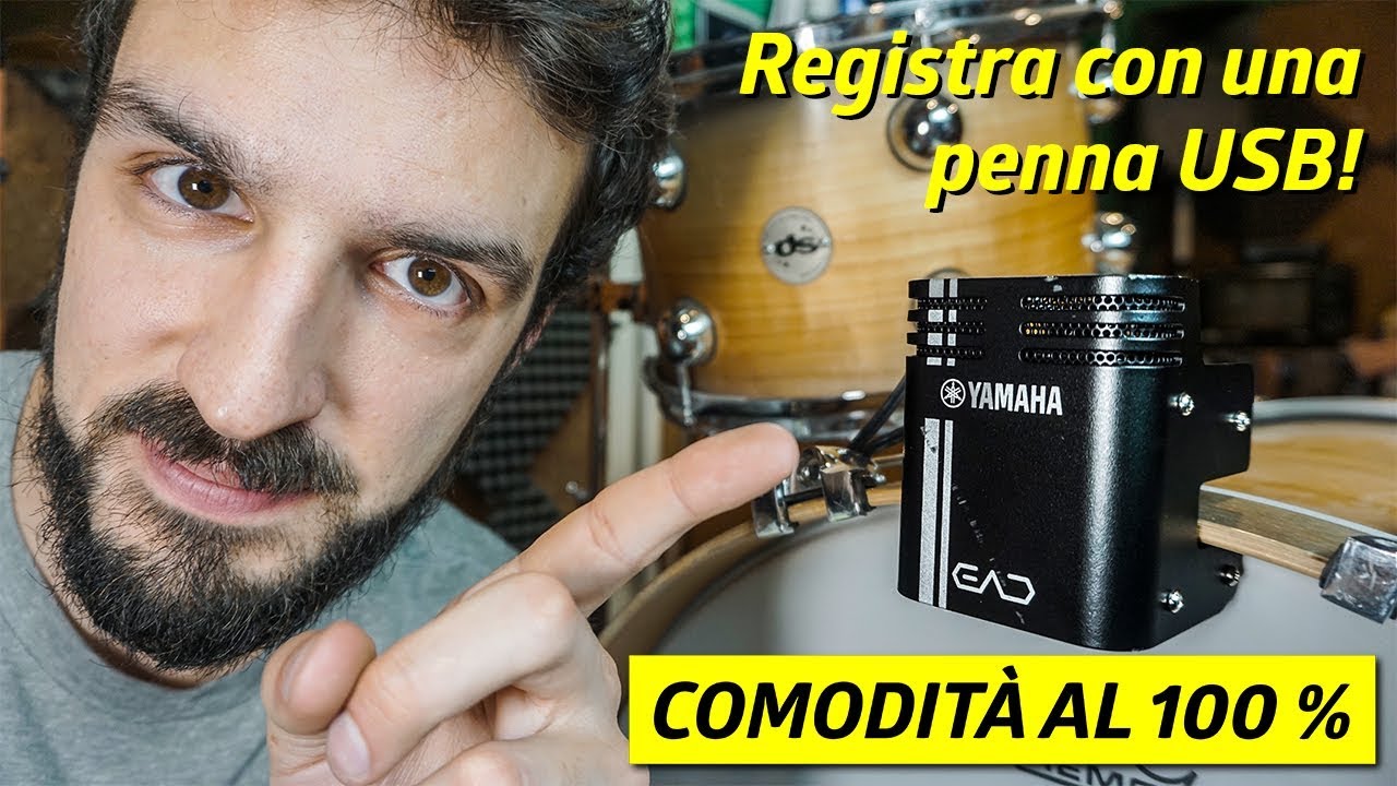 Lo monti in UN MINUTO e microfoni TUTTA la batteria con suoni PAZZESCHI! | Yamaha EAD10