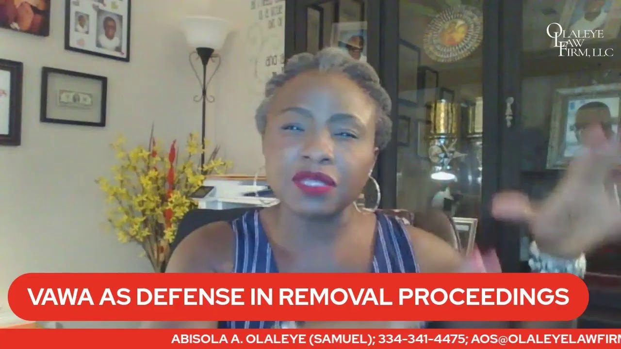 VAWA AS DEFENSE IN REMOVAL PROCEEDINGS