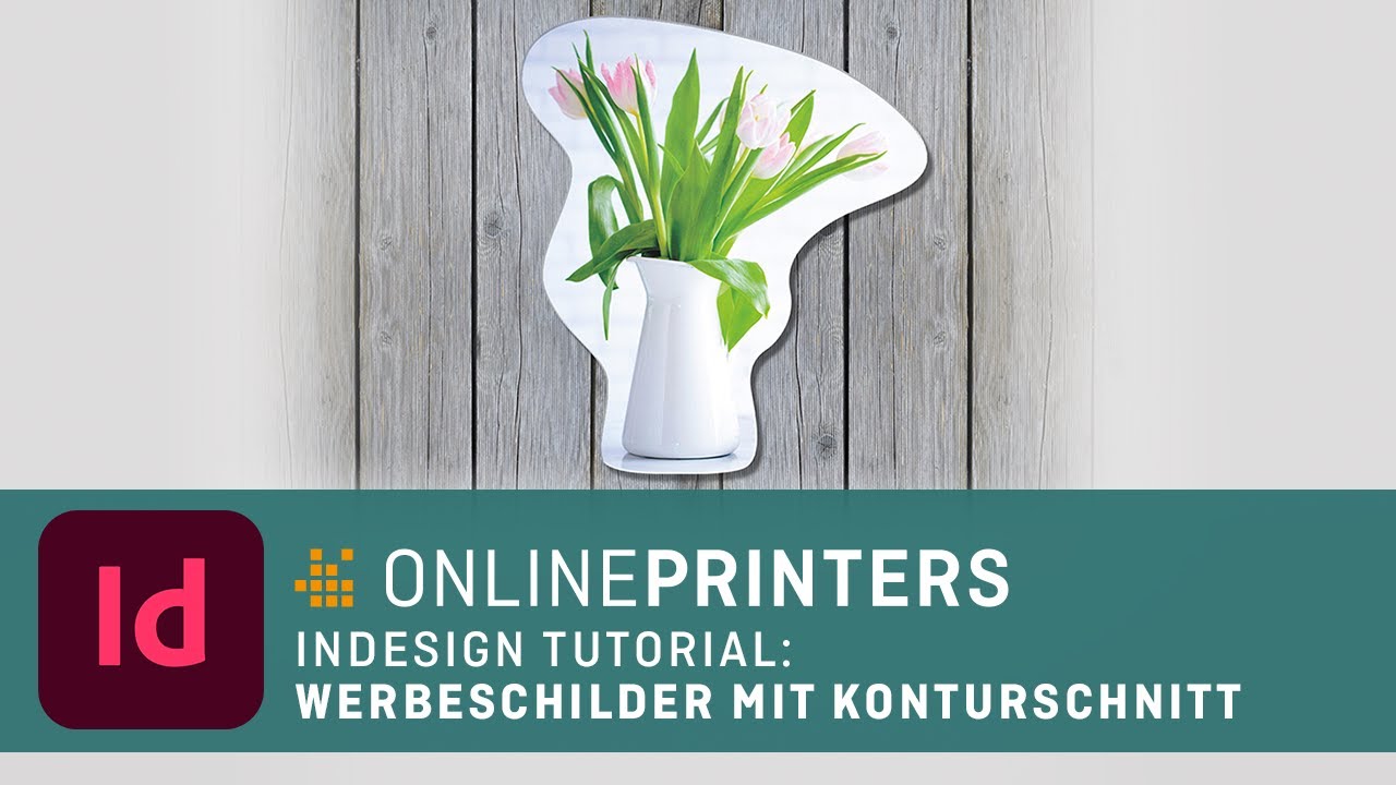 InDesign-Tutorial: Werbeschilder mit Konturschnitt