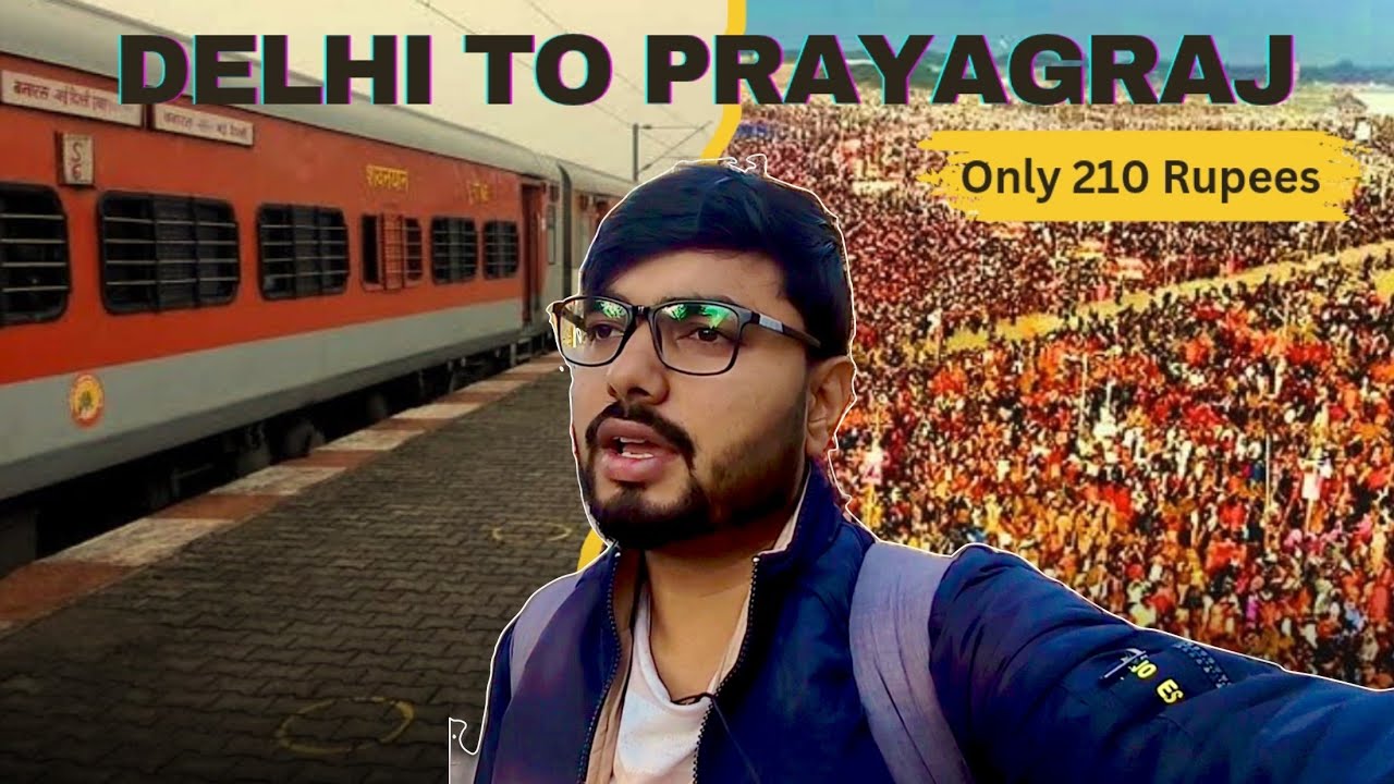 Delhi To Prayagraj Train journey. Bhid dekh kr rah jayenge aap bhi dang 😧