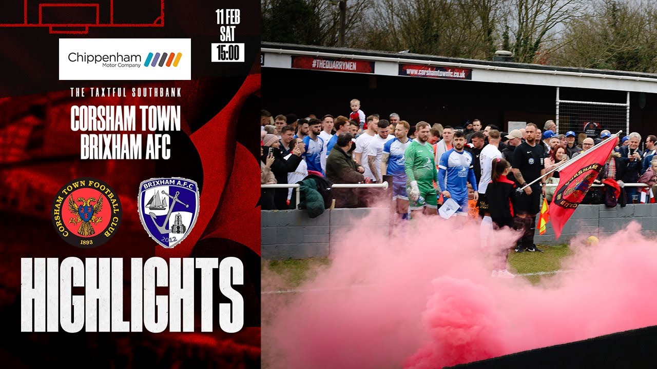 Corsham Town FC 1 V 1 Brixham AFC - FA Vase Fifth Round Match Highlights