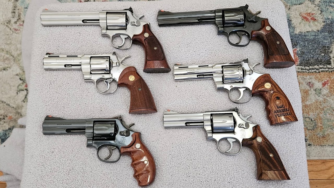 357 MAGNUM HISTORY. SMITH & WESSON and COLT examples