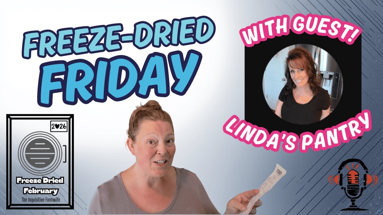 Freeze Dried Friday Live Chat!