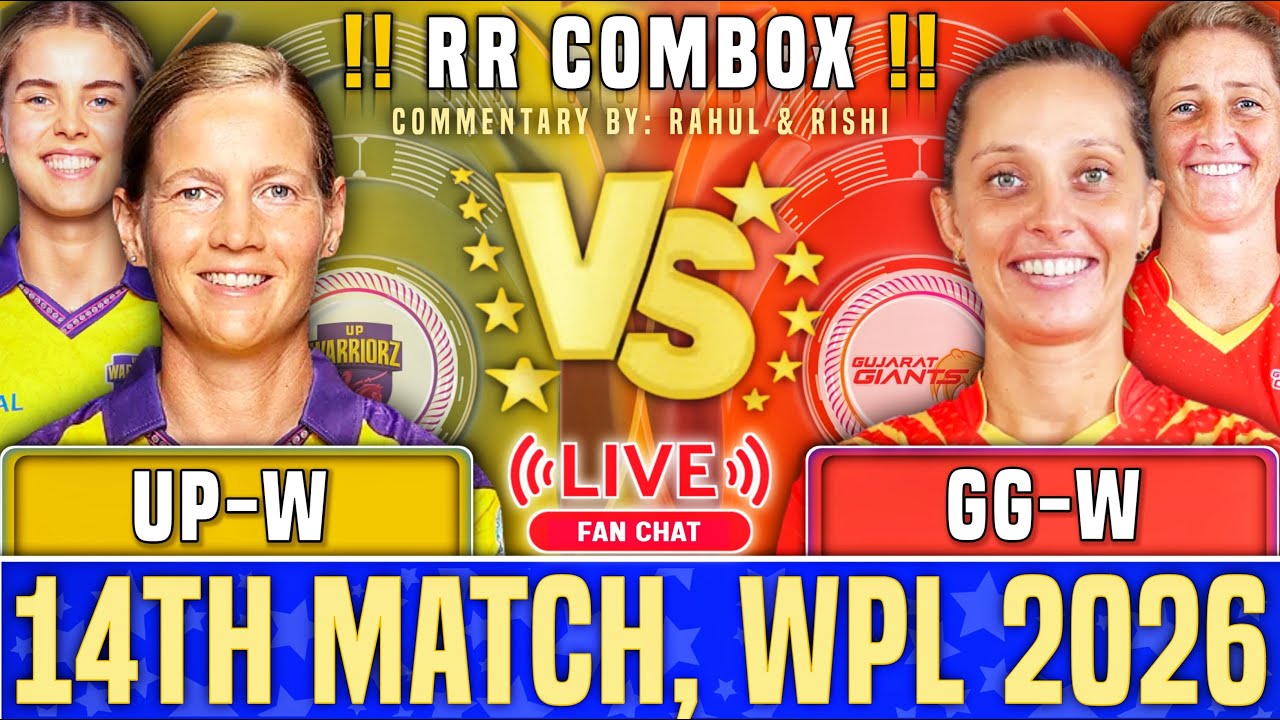 UP Warriorz Women vs Gujarat Giants Women, 14th Match, WPL 2026 - Live Cricket Score & Commentary |