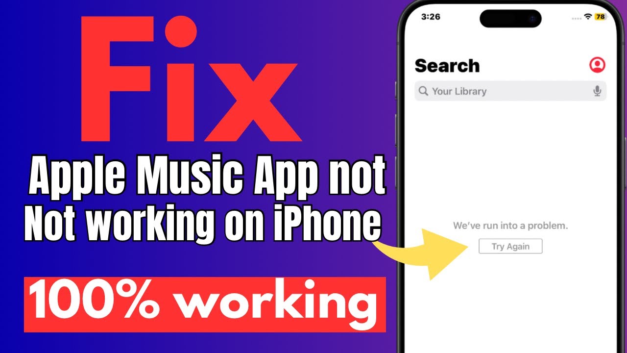 How To Fix Apple Music App Not Working On iPhone | Apple Music App Not working on iPhone | 2024
