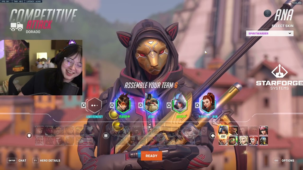 Aspen INSANE Ana Overwatch 2 Season 9 Top 500 Gameplay