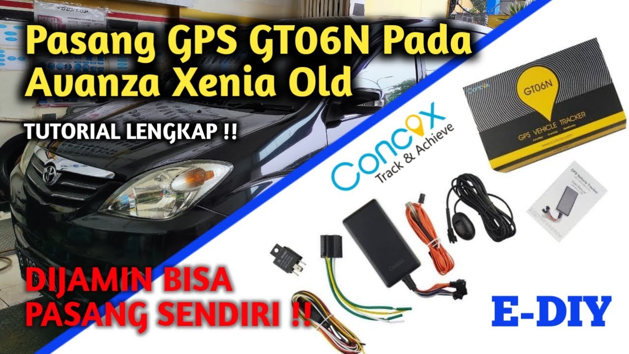 Cara Pasang GPS GT06N di Toyota Avanza Old | Teknik Dasarnya Berlaku ke Semua Mobil #cargps #gps 