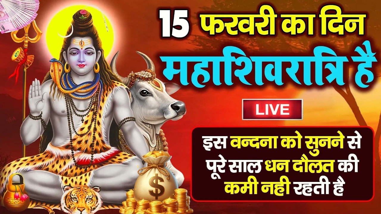LIVE महाशिवरात्रि के दिन जरूर सुने शिव पार्वती विवाह की यह कथा- #shivratrikatha शिव विवाह कथा 2026