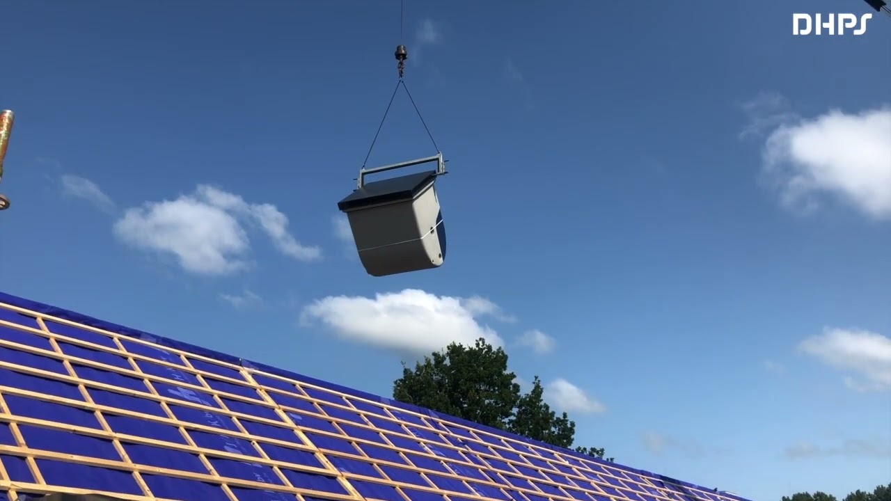 HydroTop. De enige prefab dakoplossing voor een warmtepomp met een keurmerk van BCRG.