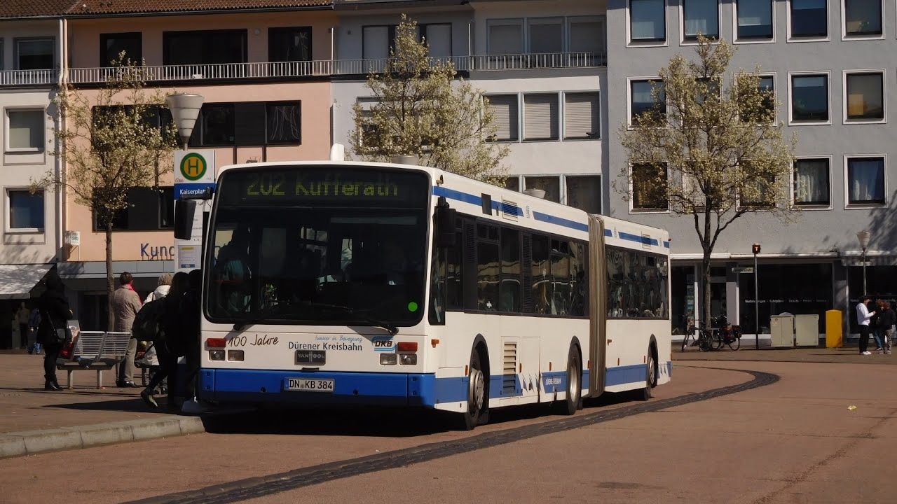 Soundaufnahme Van Hool AG300 der Dürener Kreisbahn DKB, Düren [DN-KB 384][FullHD]