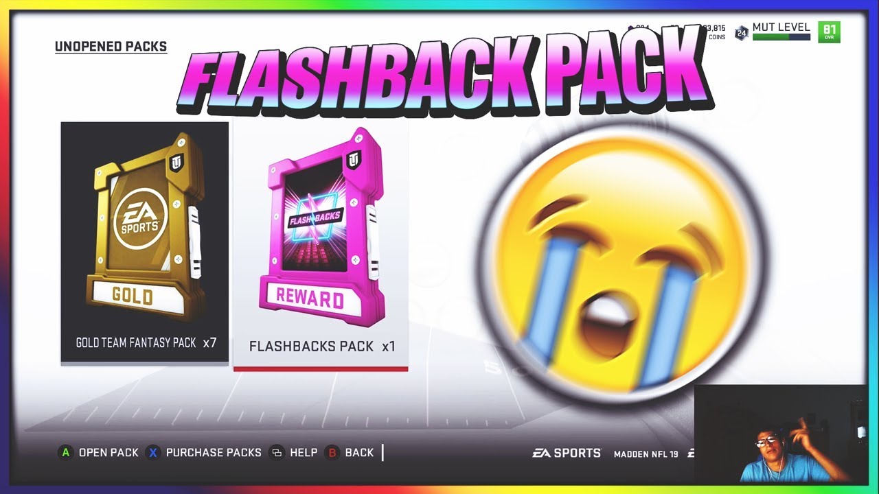 Flashback Pack Madden 19 Ultimate Team!! MUT 19 Flashback Pack!!